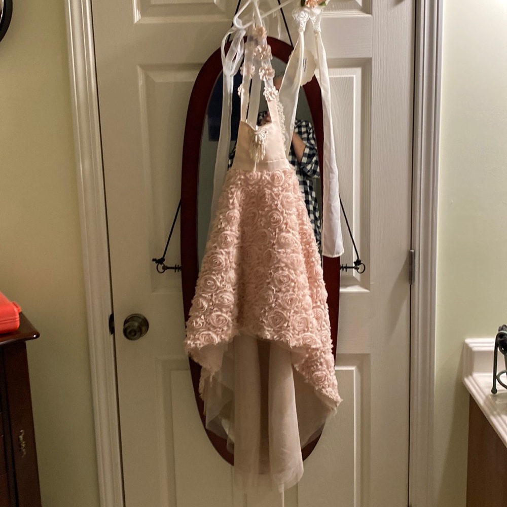 Little girls, Doll cake pink boutique dress.. size 3